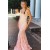 Mermaid Lace V-Neck Long Prom Dress Formal Evening Dresses 601549
