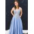 A-Line V-neck Long Prom Dress Formal Evening Dresses 601555