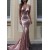 Mermaid Sparkle V-Neck Long Prom Dress Formal Evening Dresses 601618