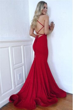 Elegant Mermaid Long Prom Dress Formal Evening Dresses 601626