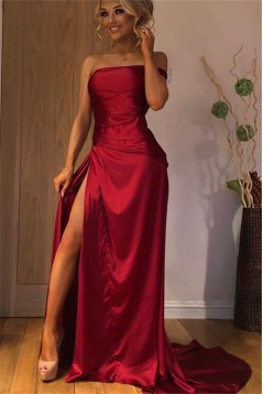 Sheath/Column Long Prom Dress Formal Evening Dresses 601627