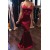 Mermaid V-Neck Long Prom Dress Formal Evening Dresses 601791
