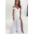 A-Line Lace Off-the-Shoulder Long Prom Dress Formal Evening Dresses 601792