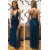 A-Line Tulle V-Neck Long Prom Dress Formal Evening Dresses 601797