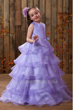 Ball Gown Floor Length Beaded Flower Girl Dresses 2050014
