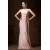 Sheath One-Shoulder Beaded Chiffon and Lace Mother of the Bride Dresses M010024