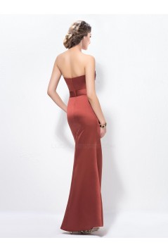 Long Satin Sweetheart Mother of the Bride Dresses M010037