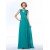 A-Line Beaded Sequins Long Chiffon Mother of the Bride Dresses M010050