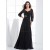 A-Line 3/4 Sleeve Beaded Lace and Chiffon Mother of the Bride Dresses M010080