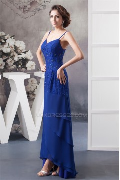 A-Line Beading Chiffon Sleeveless Spaghetti Straps Mother of the Bride Dresses with A Wrap 2040124