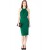 Sheath Knee-Length Short Green Mother of the Bride Dresses Without Belt 2040204