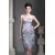 Elegant Knee-Length Silver Mother of the Bride Dresses with A Jacket 2040210