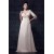A-Line V-Neck Beaded Long Chiffon Mother of the Bride Dresses 2040220