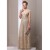 Sheath Gold Sequins Lace V-Neck Long Mother of The Bride Dresses 3040014