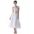 A-line Sweetheart Tea-Length Wedding Dresses WD010012
