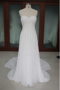 Empire Sweetheart Chiffon Bridal Wedding Dresses WD010100
