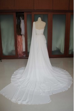 Sheath/Column One Shoulder Beaded Bridal Wedding Dresses WD010101