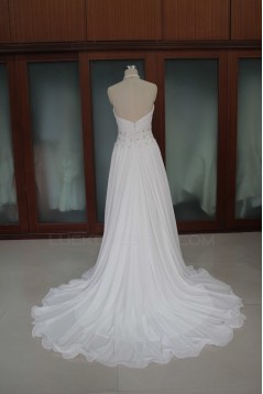 Sheath/Column Chiffon Bridal Wedding Dresses WD010106