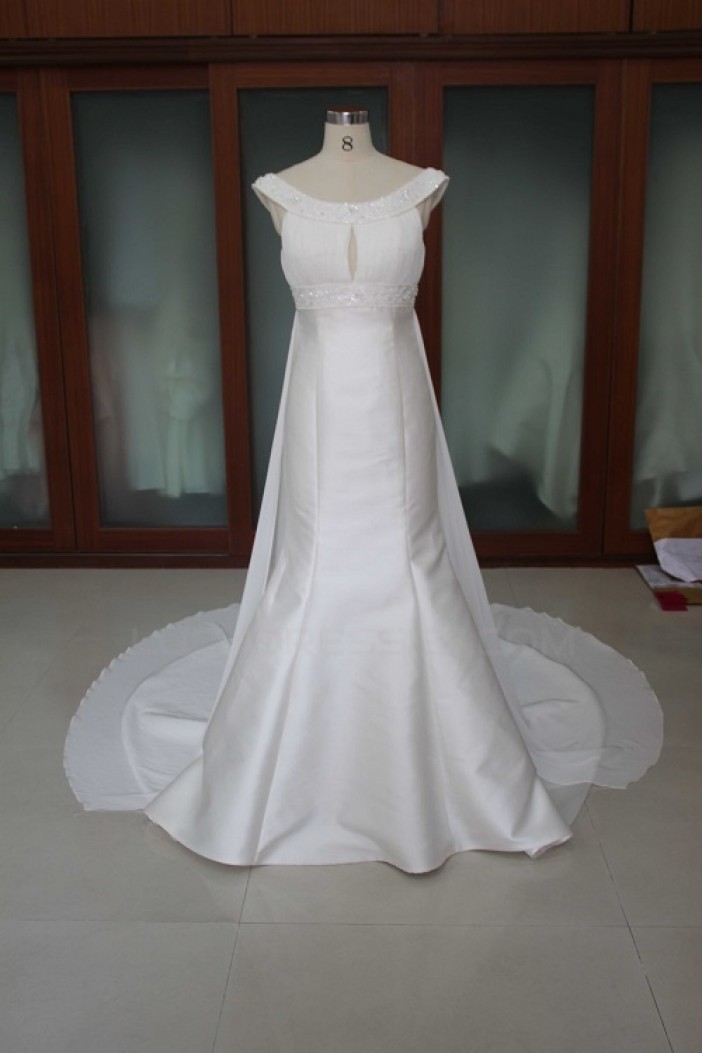 Trumpet/Mermaid Chapel Train Bridal Wedding Dresses WD010109