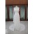 Sheath/Column One Shoulder Chiffon Bridal Wedding Dresses WD010113