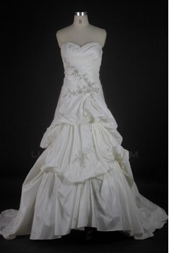A-line Sweetheart Chapel Train Bridal Wedding Dresses WD010127