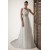 A-line One Shoulder Beaded Chiffon Bridal Wedding Dresses WD010229