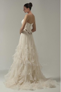 Empire Strapless Bridal Wedding Dress WD010236