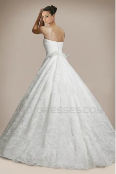 A-line Sweetheart Beaded Lace Bridal Gown WD010258