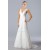 Trumpet/Mermaid V-neck Court Train Lace Bridal Gown WD010264