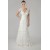 Trumpet/Mermaid V-neck Lace Bridal Wedding Dresses WD010281