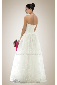 A-line Sweetheart Lace Bridal Wedding Dresses WD010306