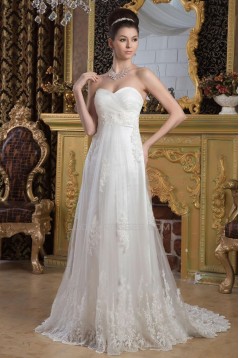 A-line Sweetheart Lace Bridal Wedding Dresses WD010316