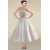 A-line Strapless Short Lace Bridal Wedding Dresses WD010337