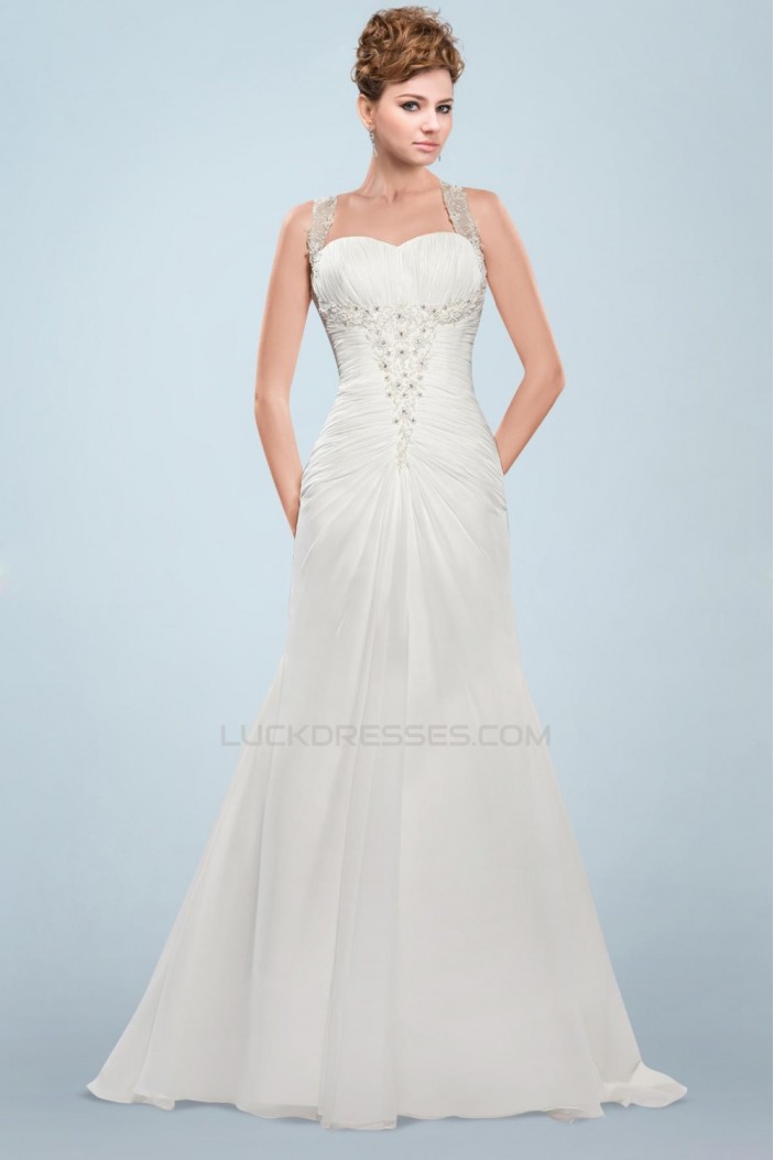 Elegant Beaded Bridal Wedding Dresses WD010344