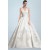 A-line V-neck Lace Bridal Wedding Dresses WD010346