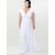 Sheath/Column V-neck Chiffon Plus Size Bridal Wedding Dresses WD010368