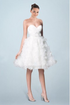 Ball Gown Sweetheart Short Bridal Wedding Dresses WD010375