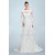 A-line Long Sleeves Lace Bridal Wedding Dresses WD010378
