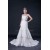 Trumpet/Mermaid Strapless Beaded Lace Bridal Wedding Dresses WD010414
