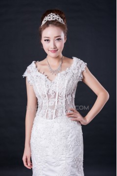 Trumpet/Mermaid Lace Bridal Wedding Dresses WD010416