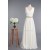 Sheath/Column V-neck Beaded Chiffon Bridal Wedding Dresses WD010420