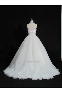 Ball Gown Sweetheart Bowknot Beaded Bridal Gown Wedding Dress WD010481