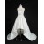 High Low Strapless Beaded Bridal Gown Wedding Dress WD010486