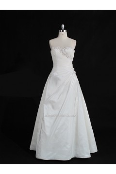 A-line Sweetheart Beaded Lace Bridal Gown Wedding Dress WD010487