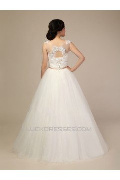 Ball Gown Lace Beaded Bridal Wedding Dresses WD010504