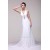 Sheath/Column Halter Beaded Chiffon Bridal Wedding Dresses WD010521