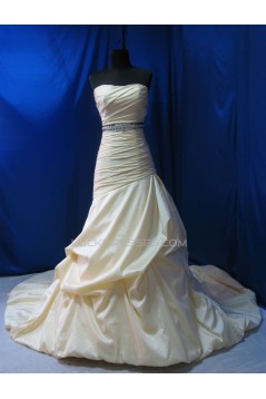 Classic Strapless Bridal Wedding Dresses WD010545