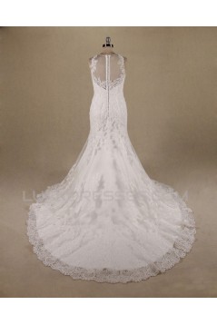 Trumpet/Mermaid Lace Bridal Wedding Dresses WD010552