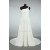 A-line One Shoulder Beaded Appliques Bridal Wedding Dresses WD010566