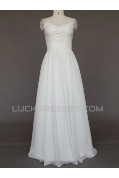A-line Chiffon Bridal Wedding Dresses WD010586